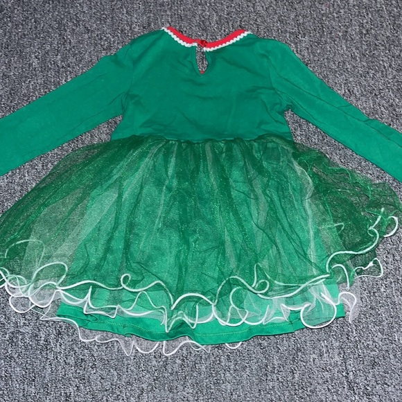 Girls Bonnie Jean Elf Long Sleeve Tutu Top - Picture 5 of 5